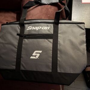 Snap Two-Tone Duffel Bag